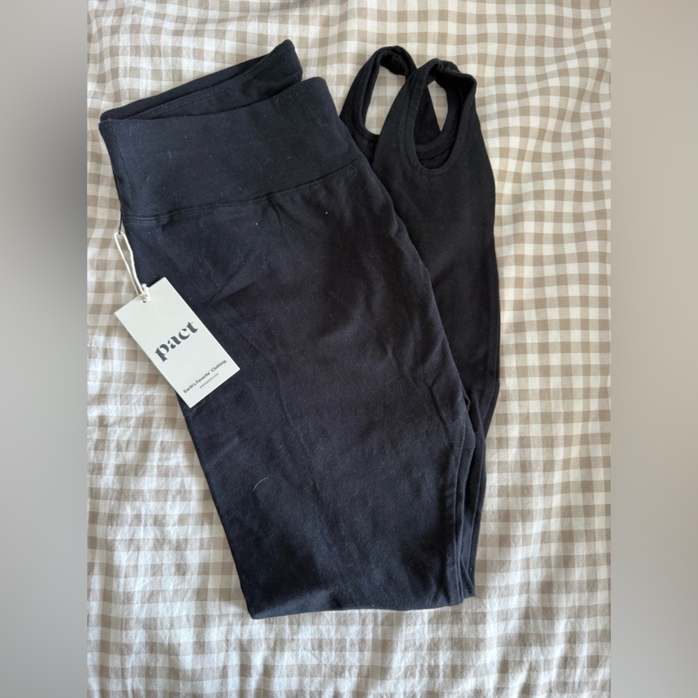 Pact organic stirrup leggings NWT xl